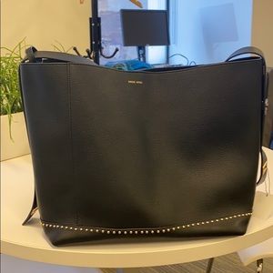 Anine Bing black leather bag